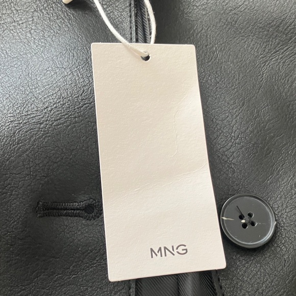 Mango Sabina Faux Leather Jacket (Size XS) NWT - Picture 5 of 11